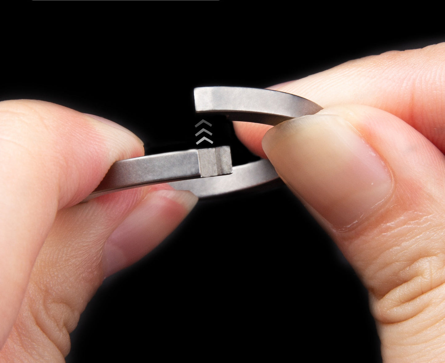 Titanium Alloy Key Rings Keychains Buckle Pendant Super Light Man Car Keychain for Male Creativity Gift Keyfobs Crafts Key Ring