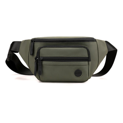 Fashion Man Waist Bag Fanny Pack Waterproof Chest Pack Outdoor Sports Crossbody Bag Casual Travel Male Belt Bag Hip Waist Packs