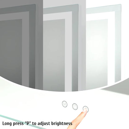 Lighted Vanity Makeup Mirror with Lights 3 Color Lighting Modes with 15X Magnification Mirror Smart Touch Control 360°Rotation