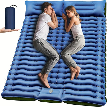 Double Self-Inflating Sleeping Pad with Pillow