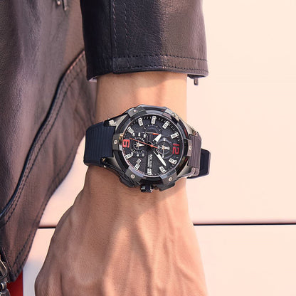 MEGIR Men's Chronograph Original Top Luxury Sports Military Watches for Men Date Luminous Wristwatches Clock Relogio Masculino