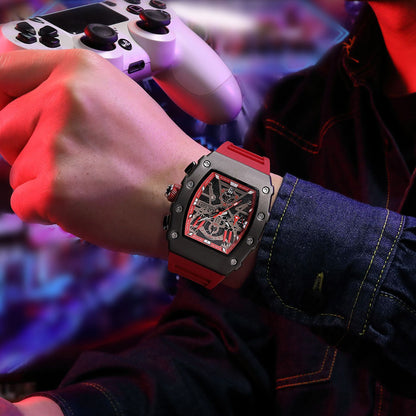 MEGIR Luxury Outdoor Sport Wristwatch for Men Silicone Waterproof Watches Quartz Military Watch Male Clock Chronograph 2218