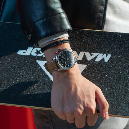 MEGIR Luxury Business Men Watch Fashion Quartz Sport Chronograph Luminous Waterproof Calendar Stainless Steel Male Wristwatch 2156