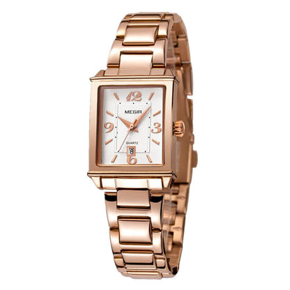 MEGIR Women Bracelet Watches Fashion Business Wristwatch for Ladies Elegant Quartz Watch Waterproof Date Clock Reloj Mujer 1079