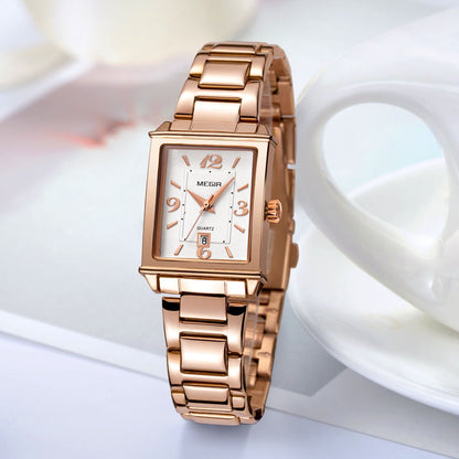 MEGIR Women Bracelet Watches Fashion Business Wristwatch for Ladies Elegant Quartz Watch Waterproof Date Clock Reloj Mujer 1079
