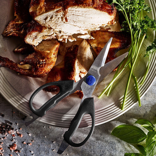 HENCKELS Kitchen Elements Kitchen Shears, Black