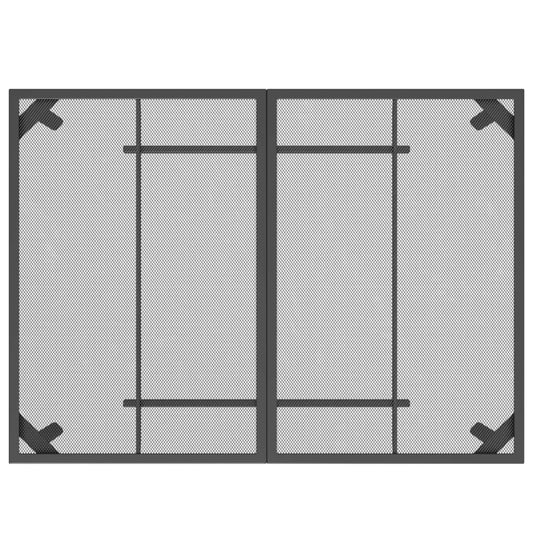 NNEVL Garden Table Anthracite 110x80x72 cm Steel Mesh