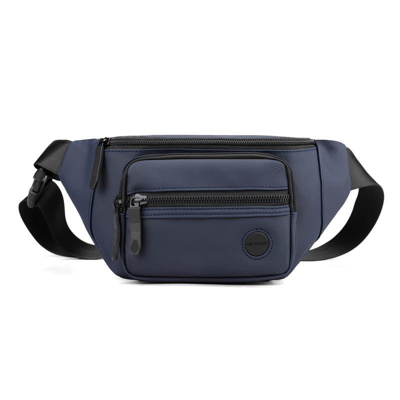 Fashion Man Waist Bag Fanny Pack Waterproof Chest Pack Outdoor Sports Crossbody Bag Casual Travel Male Belt Bag Hip Waist Packs
