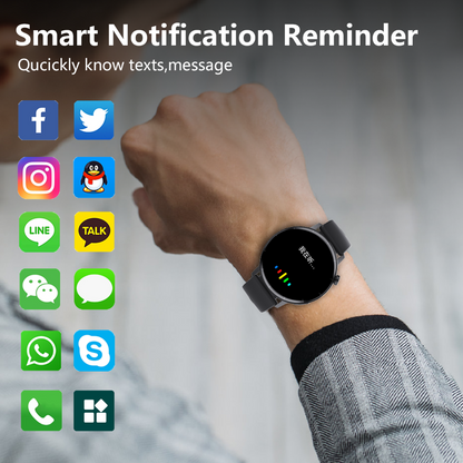 ECG monitor Smart Watch Non Invasive Blood Glucose Smart Watch with Blood Component Analysis