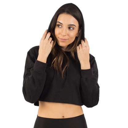 6036 - Women's Cropped Fleece Hoodie