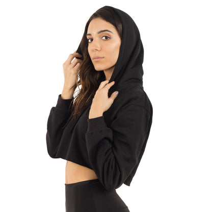 6036 - Women's Cropped Fleece Hoodie