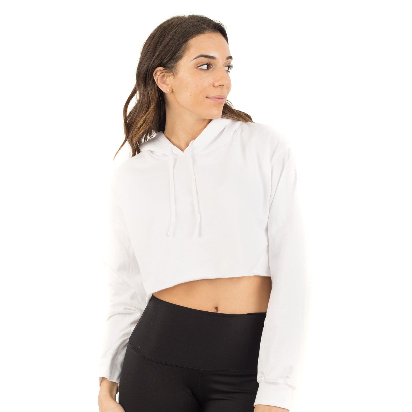 6036 - Women's Cropped Fleece Hoodie