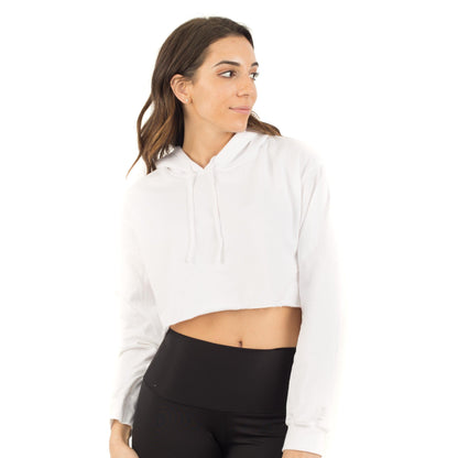 6036 - Women's Cropped Fleece Hoodie