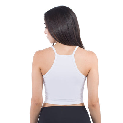 6033 - Women's Cropped Halter Top