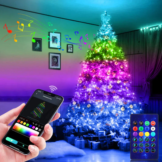 20M Dream Color USB LED Fairy Lights | Bluetooth Controlled | 200 LEDs