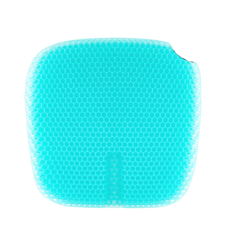 Honeycomb Gel Seat Cushion Breathable Double-Layer Egg Cushion Blue