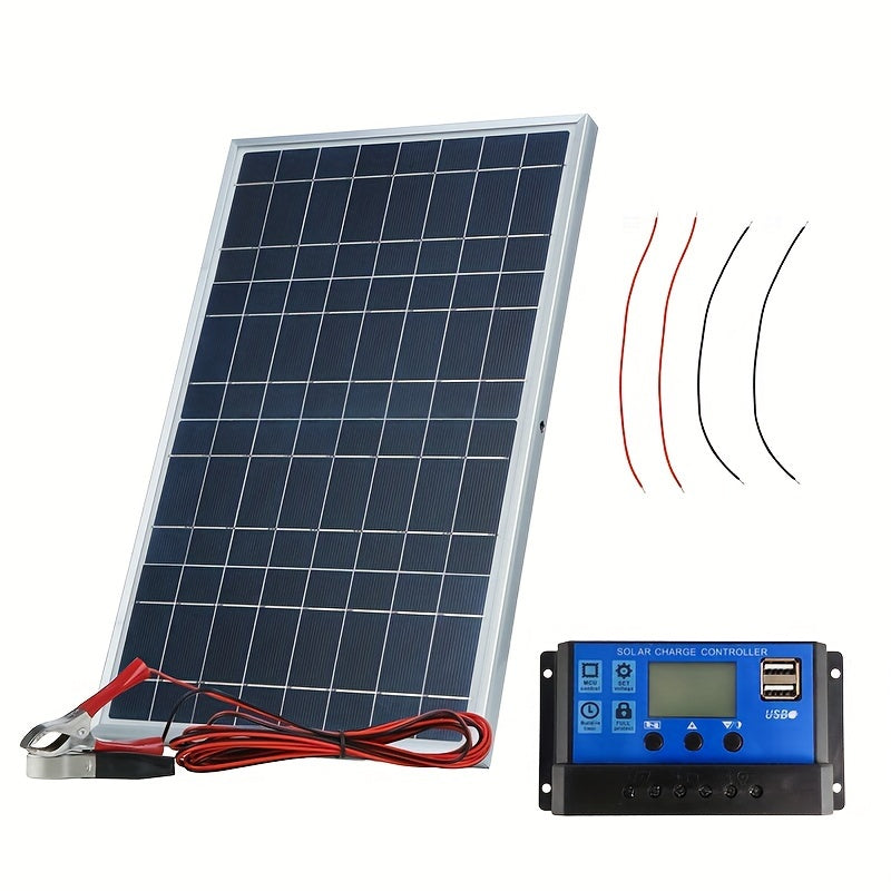 Outdoor Solar Power Generator with Detachable Controller