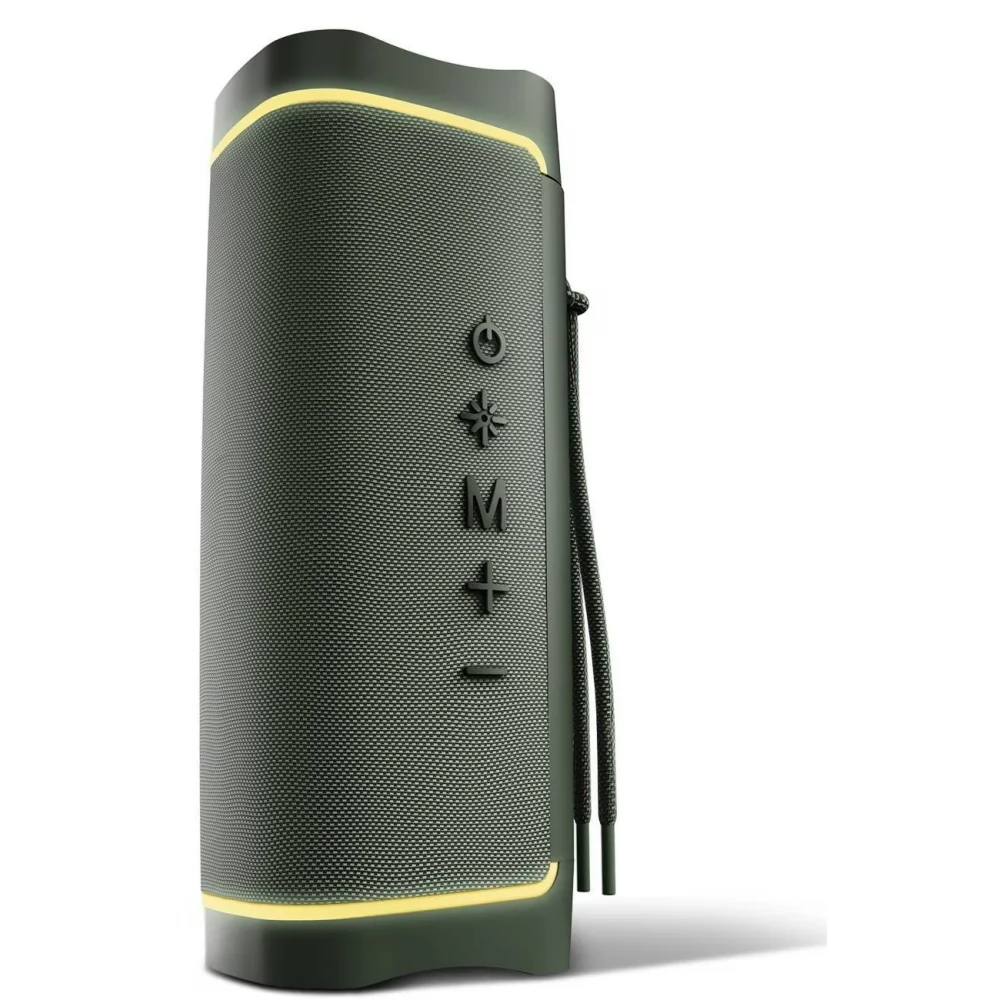 Głośnik Energy Sistem Energy Sistem | Speaker with RGB LED Lights | Yume ECO | 15 W | Waterproof | Bluetooth | Green | Portable | Wireless connection (457847)