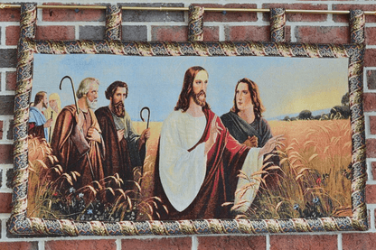 Tache Christus Im Ahrenfeld Tapestry Christ's Apostles Religious Woven Wall Hanging Artwork Mural 43 x 23 (12932)