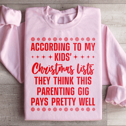 My Kids' Christmas Lists